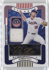2024 Panini Stars and Stripes Black Gold 31/50 Brandon Neely #SM-BN Auto ns2
