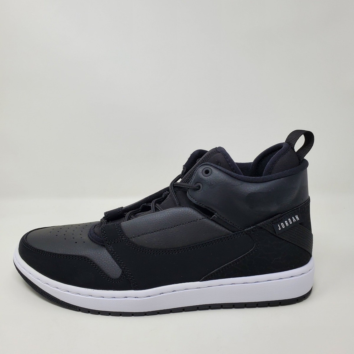 Nike Air Jordan Fadeaway Shoes Men's Size 9.5 Black Lace Up AO1329