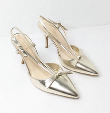 Nine West Rands3 High Heel Pumps, Gold, Women's 7.5