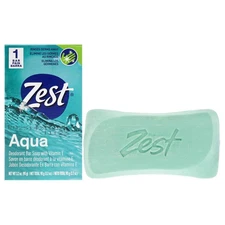 Deodorant Bar Soap - Aqua - Moisturizing Body Soap Bar for Men and Women - Gentl