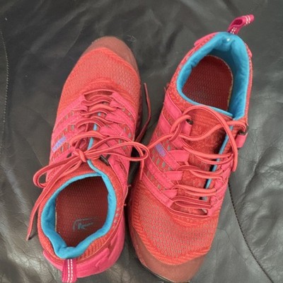 KEEN Damen Sneaker Wanderschuhe Low Top Mesh atmungsaktiv Rosa/Türkis EU 41