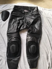 RST 2158 GT AAA mens leather Motorcycle trousers UK 32" W SL  Knee Sliders  
