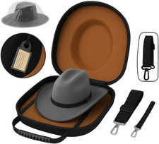 Travel Cowboy Hat Case with Clips  Cover - Ideal for Storage  Travel
