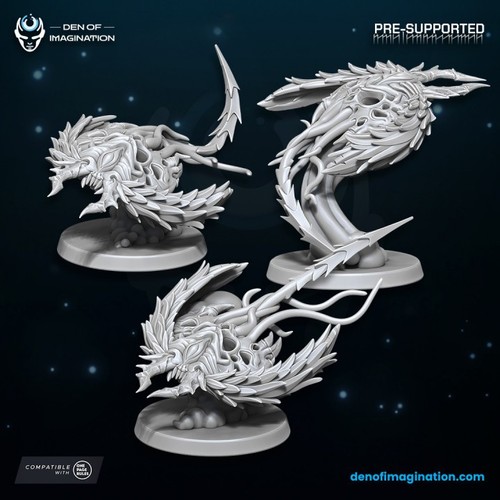 Demons Proxy Miniatures Stingrays - Den Of Imagination Tabletop