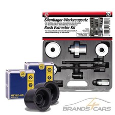 2x MEYLE HD QUERLENKERLAGER VORNE +SILENTLAGER-WERKZEUGSATZ FÜR VW POLO 9N SEAT