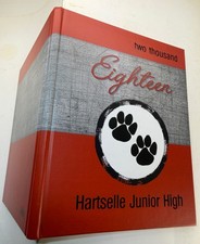 Original 2018 Hartselle Alabama Junor High School yearbook