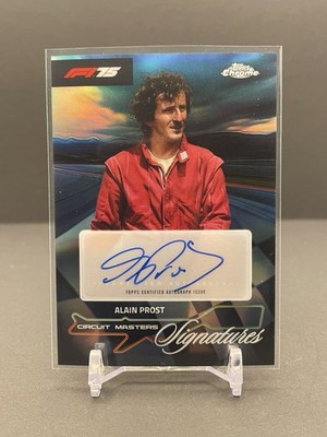 2025 Topps Chrome F1 ALAIN PROST Circuit Masters Signatures Auto #CMS-PRO