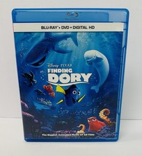 Disney Pixar Finding Dory Blu-Ray  DVD  Digital HD Rated PG Bonus Extras