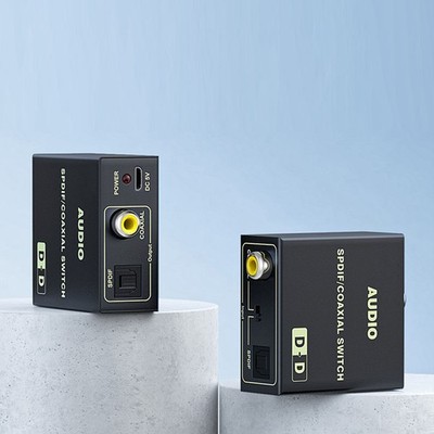 ­Coaxial To Optical Sound Converter Multifunction Metal Shell SPDIF Optical To