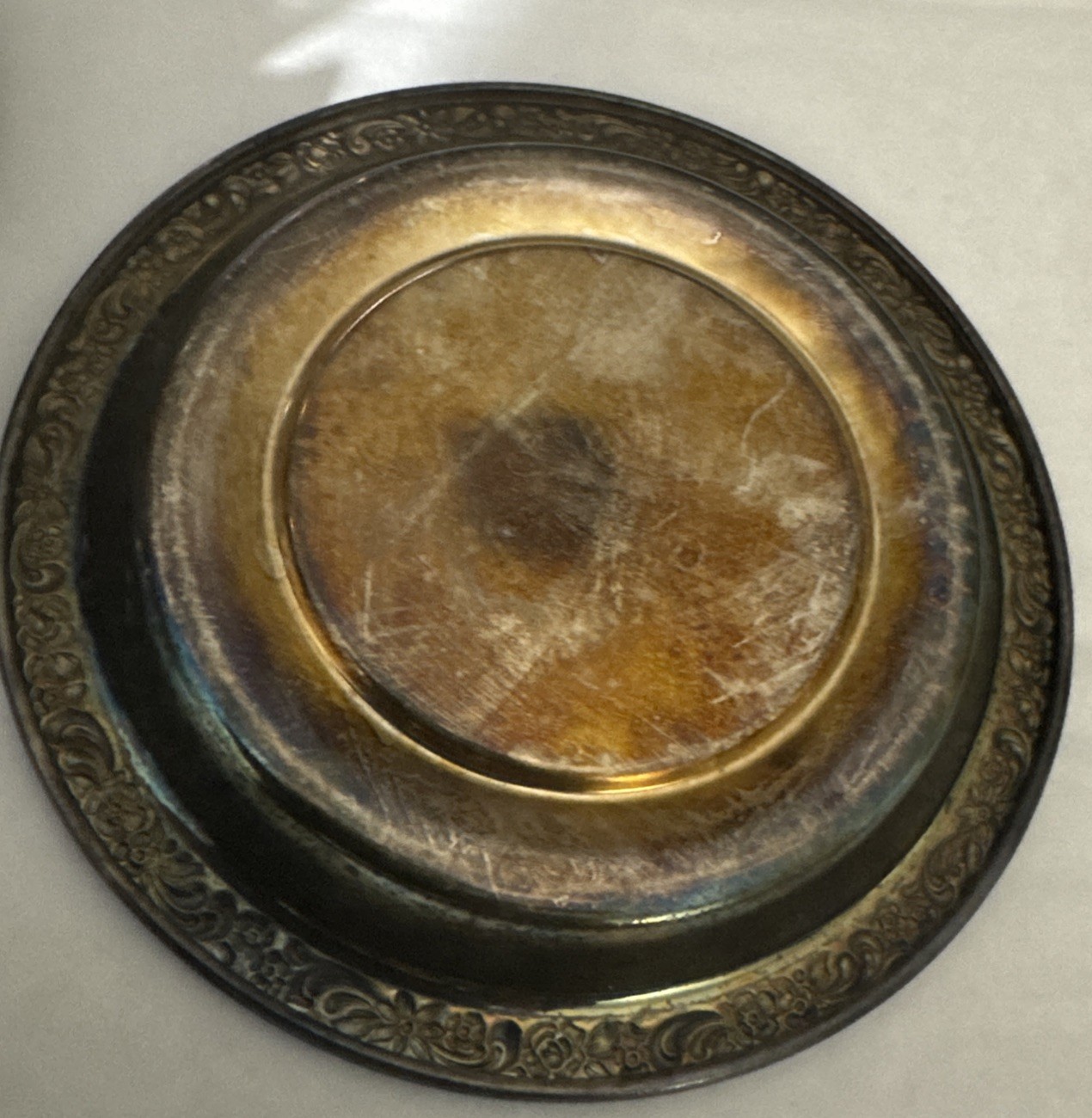 Community Silver Plate Tangier Glass Sugar Bowl With Lid And Base No Spoon(flaw)