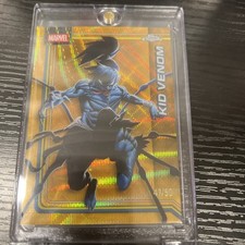 2026 Topps Chrome Marvel Kid Venom #128 Gold Wave Refractor /50