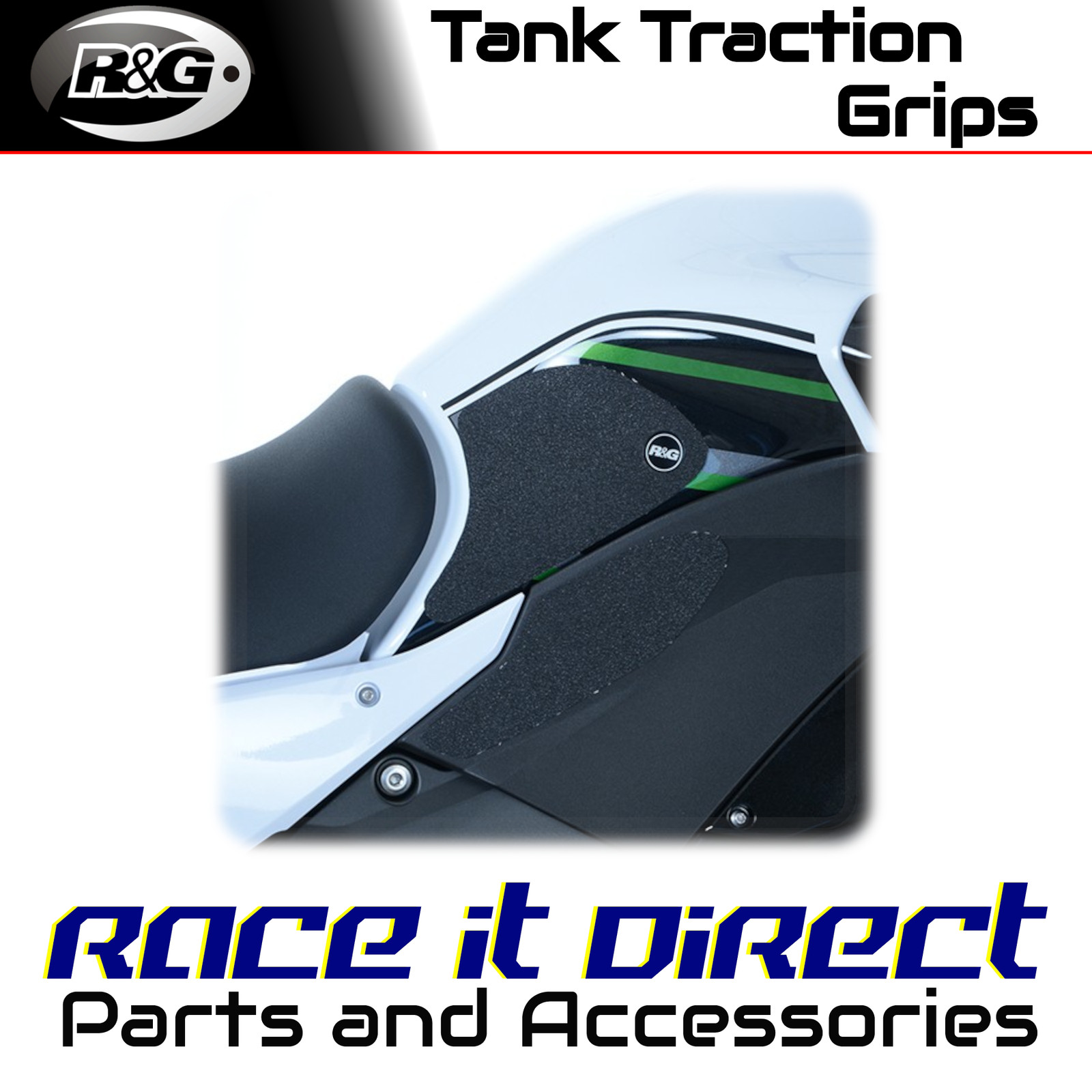 R&G - EZRG438BL - Tank Traction Grips