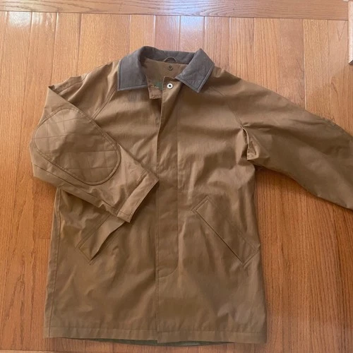 Atlantic Rancher Chore Jacket Coat Waxed Cotton Waterproof Vintage Size M video thumbnail