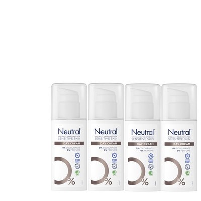 4x50ml Neutral Sensitive Tagescreme parfümfrei | sensible & empflindliche Haut
