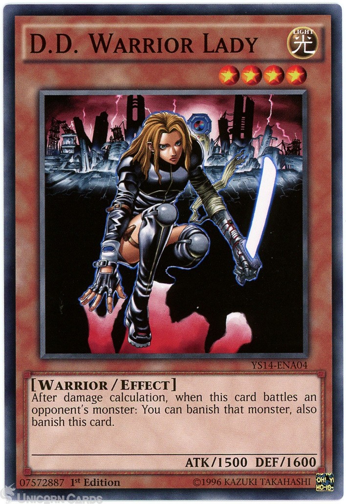 YS14-ENA04 D.D. Warrior Lady 1st Edition Mint YuGiOh Card