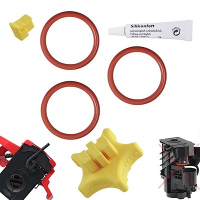 Pflegeset für Siemens EQ 9 3 Brüheinheit Brühgruppenschlüssel O-Ring Fett Bürste