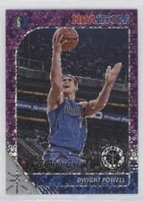 2019-20 Panini NBA Hoops Premium Stock Purple Disco Prizm Dwight Powell #45 7u4