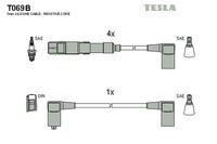 Tesla ZüNdleitungssatz ZüNdkabel Satz FüR Mercedes-Benz 190 E 1.8 Saloon