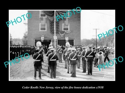 Cedar Knolls New Jersey The Fire Station c1938 Old Large Historic Photo