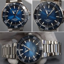 Oris Aquis Date Caliber 400 01 400 7763 4135-07 8 24 09PEB Blue Dial Men w/Box