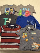 Lot Of 6 Name-brand Toddler Boys Tees And Shirts Size 3