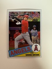 2020 Topps Chrome Silver Pack 1985 design Ohtani