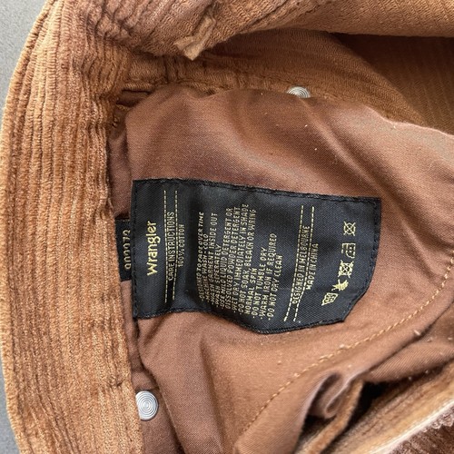 Wrangler Jean Co Pants 30 Orange/Brown Carpenter Corduroy Super Baggy - Picture 6 of 21