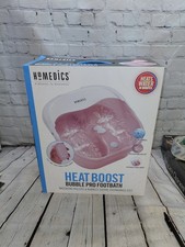 HoMedics Heat Boost Bubble Pro Footbath New In Box Foot Spa NEW