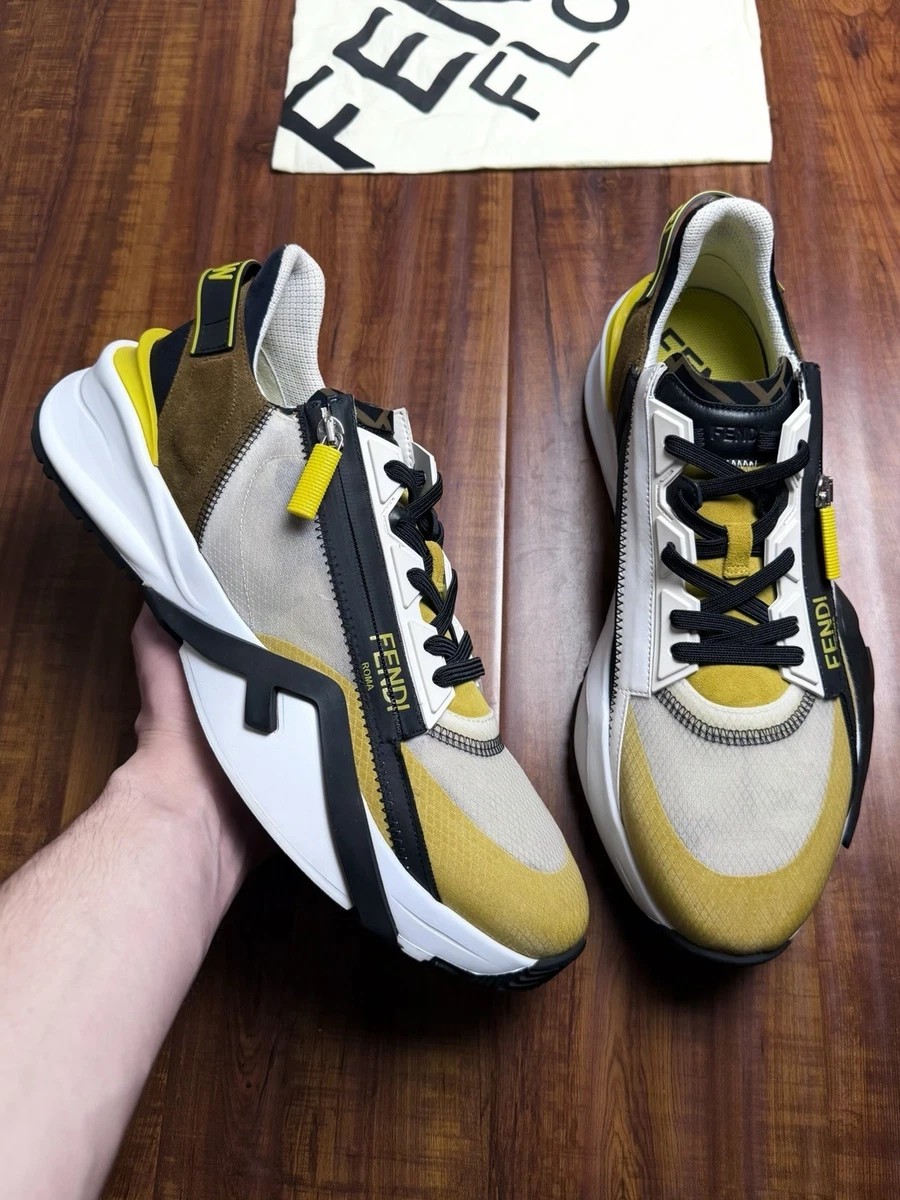 Fendi Low-Top White Yellow for sale | eBay