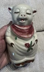 Vintage 1940s Shawnee Pottery Large 5" Winnie & Smiley Pig Salt-pepper shaker