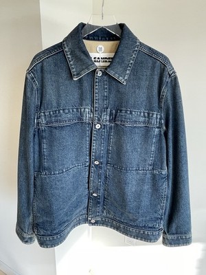 Jill Sander Button Pocket Denim Jacket Large