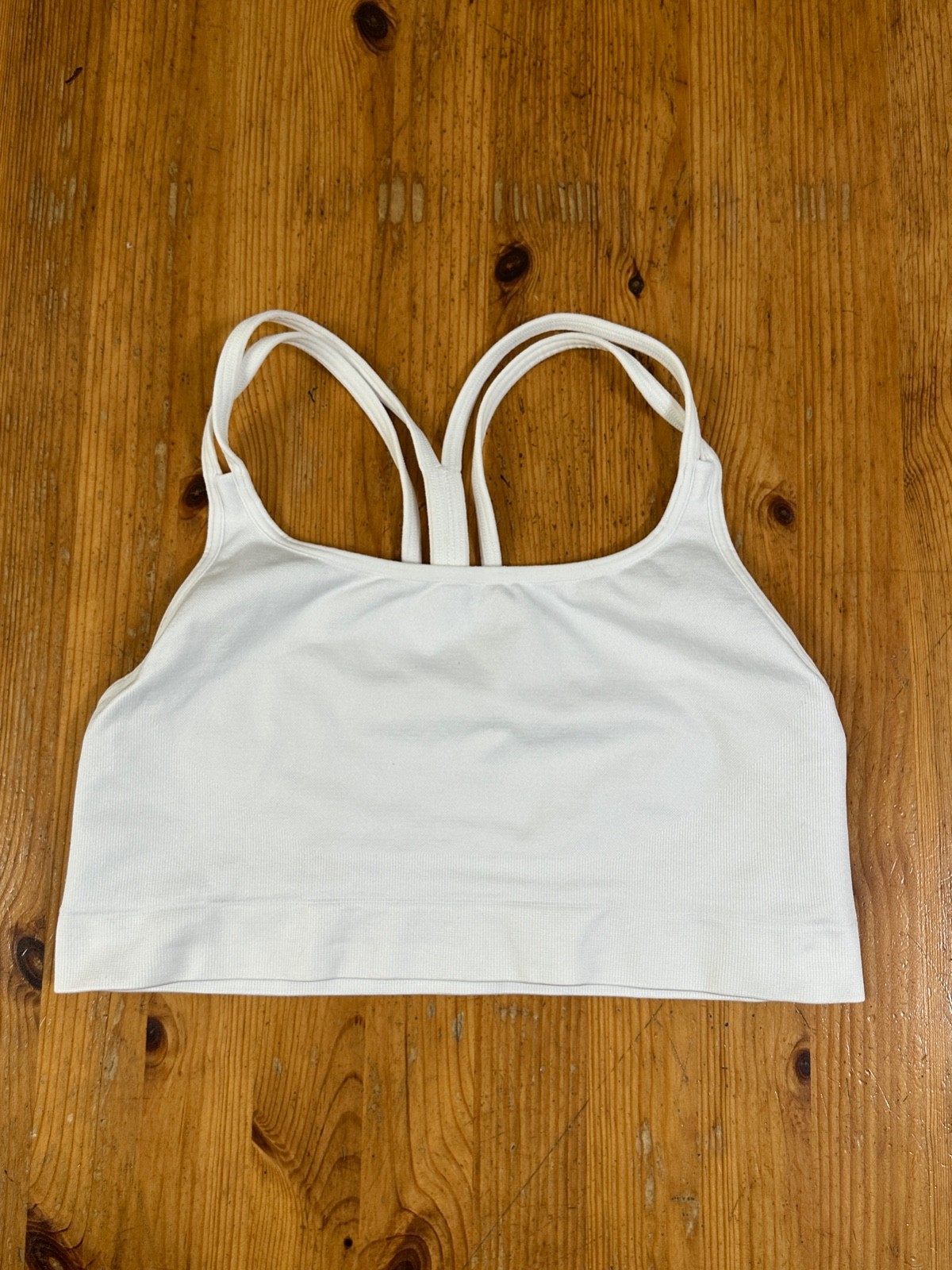 Zella Women’s White Sports Bra size Medium