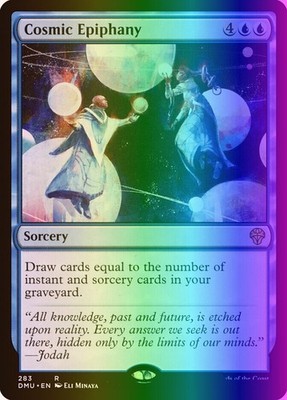 MTG Magic the Gathering Cosmic Epiphany (283/552) Dominaria United NM FOIL