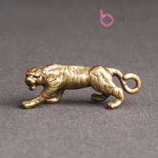 Portachiavi pendenti portapenne decorazione tigre ottone 44,5 mm decorazioni scrivania