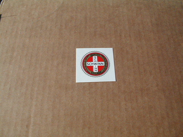Schwinn Mens & Ladies Bicycle Round Quality Chicago Seat Tube Decal Fits Most