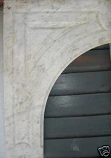Antique CARRERRA MARBLE  Mantel   Mantle  #1