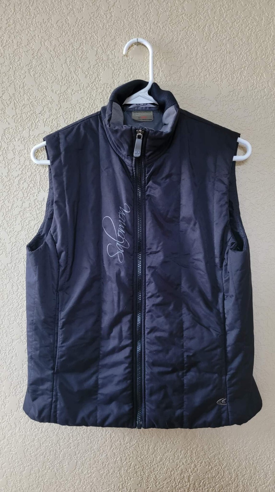 Salomon Gilet Tampone Donna Gilet Cerniera Intera Giacca Outdoor Blu Taglia M.