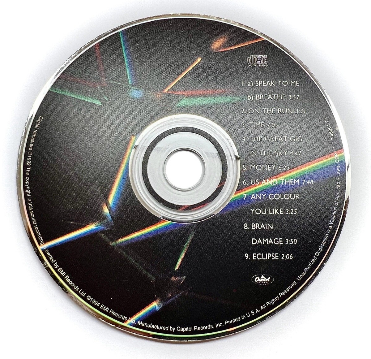Pink Floyd - The Dark Side of the Moon -Original Audio CD