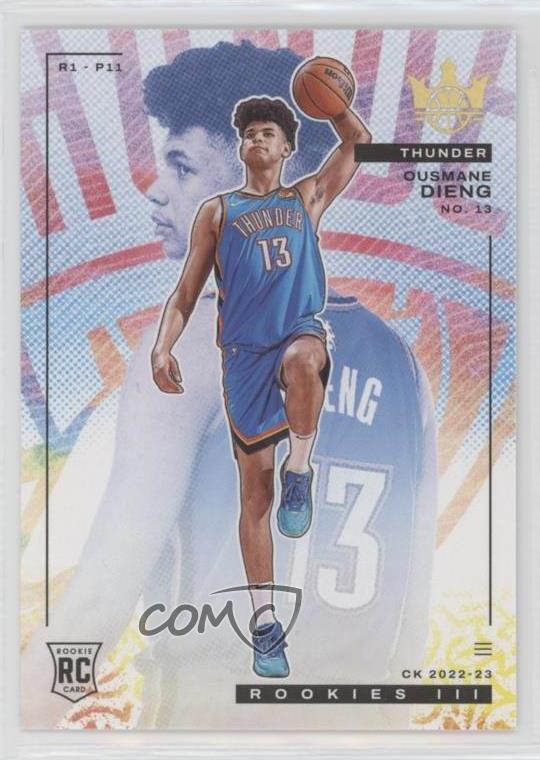 2022-23 Panini Court Kings Rookies III Ousmane Dieng #136 Rookie RC
