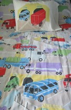 CARS,TRUCKS, BUSES, HIGHWAYS, TUNNELS - 3 PC TWIN SHEET SET - POLYESTER BLEND