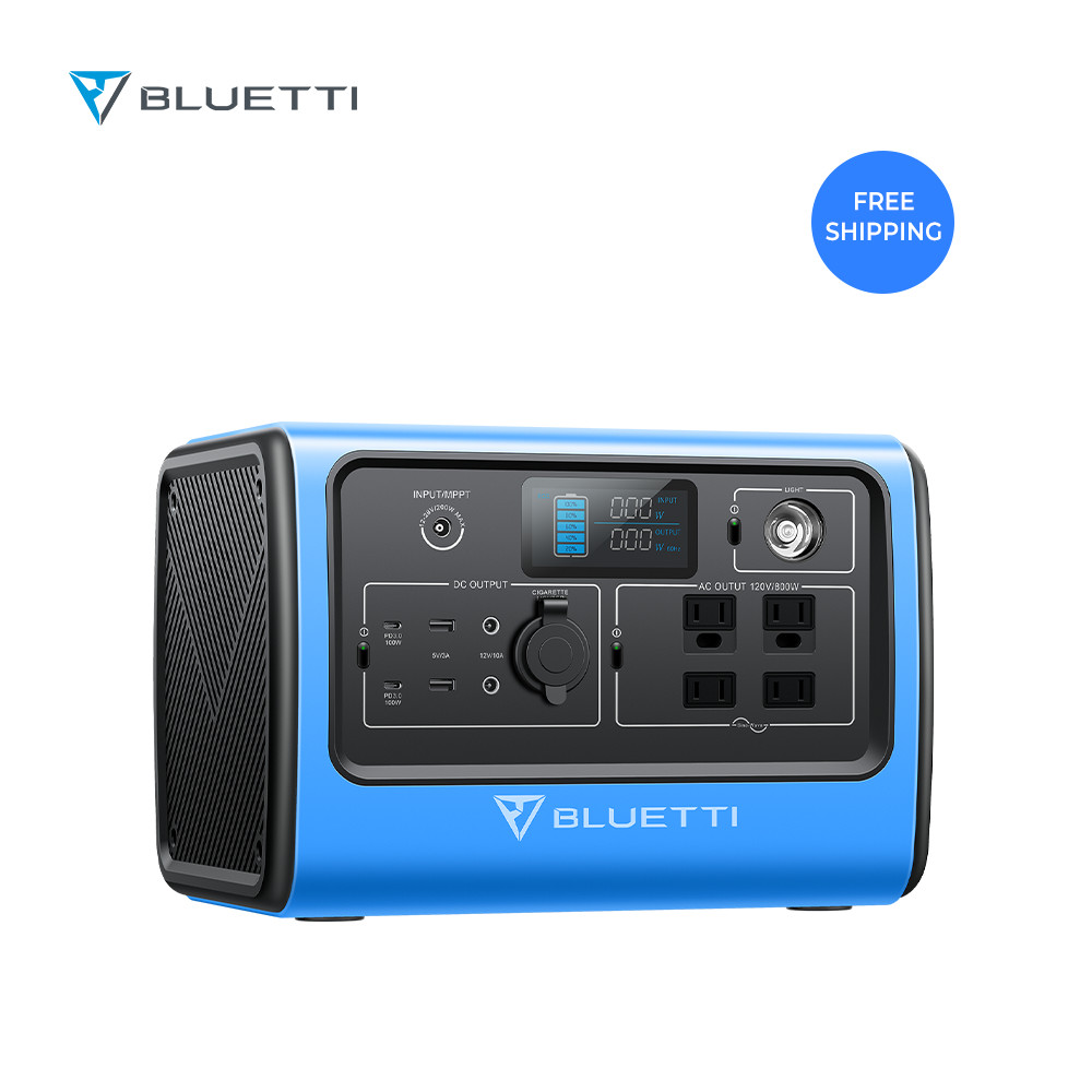 BLUETTI Power Station 800W 716Wh Portable Solar Generator EB70S