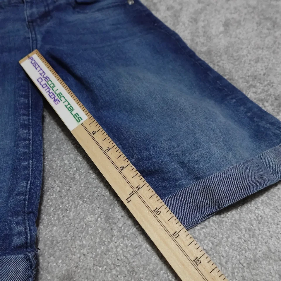Pantalones cortos True Religion Geno relajados ajustados para niño talla 14 azul denim ropa deportiva Foto 3 de 4