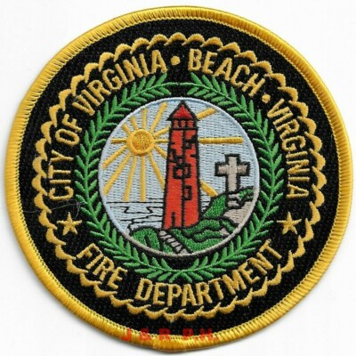 Virginia Beach Fire Dept., Virginia  (4'' round size) fire patch