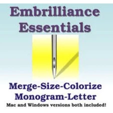 Embrilliance Essentials Embroidery Software
