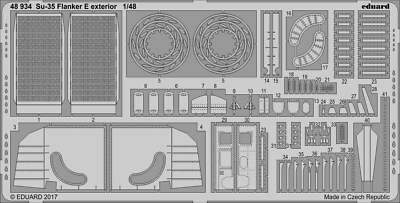 Eduard 48934 1:48 Su-35 Flanker E Exterior
