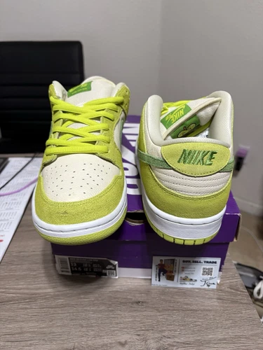 Size 13 mens - Nike Dunk Sb Low Green Apple Fruity Pack (SHIPS ASAP!)
