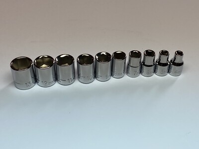 Craftsman 6 Pt. 1/4 Drive Metric Socket Set