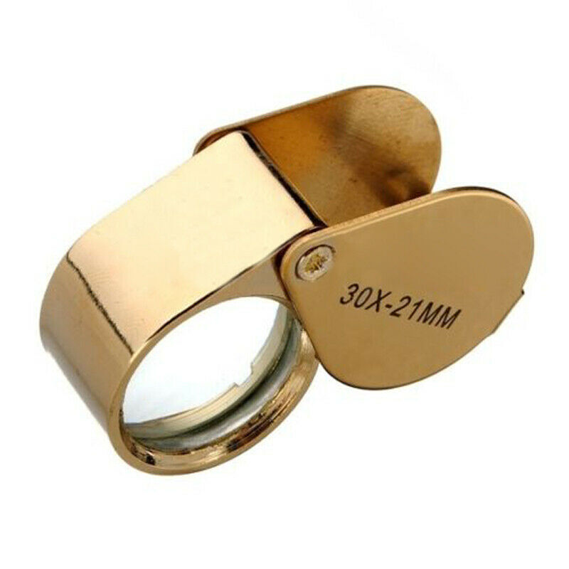 Loupe De Bijoutier 30x40 - Grossissement 30 Fois - Lentille En Verre - Compacte Et Portable - Pour Inspection Détaillée