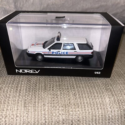 Miniature Norev 1/43 Renault 21 Break Nevada Police - Modèle Neuf