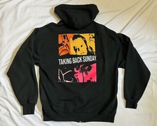 Taking Back Sunday "Your Best Bet" Full-Zip Hoodie  Vintage  Y2K  Size M 